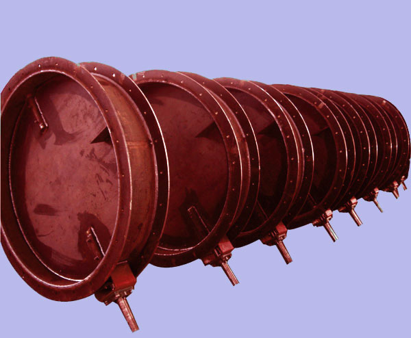 單軸驅(qū)動(dòng)百葉型煙氣擋板